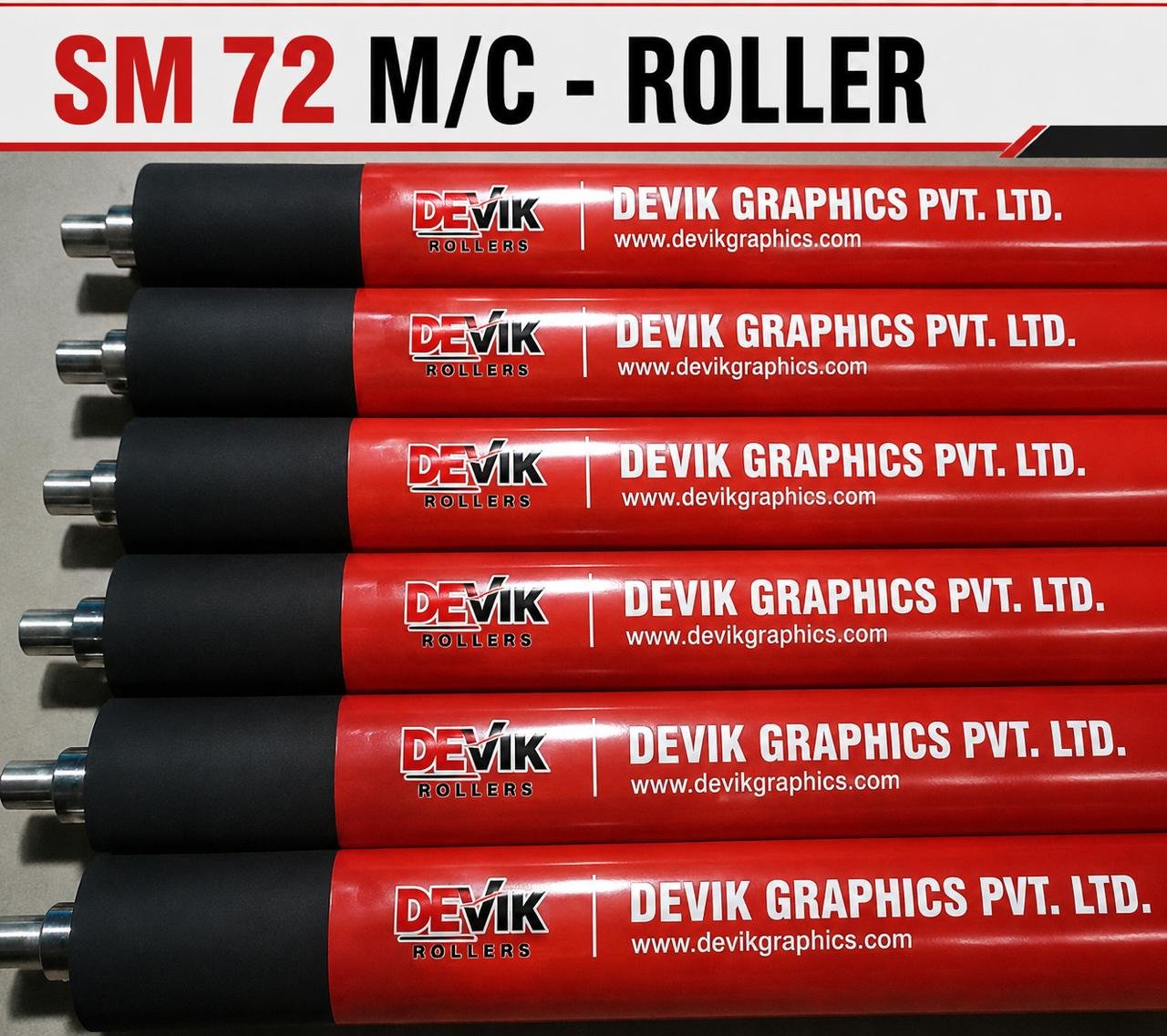 Industrial Packaging Rubber Rollers